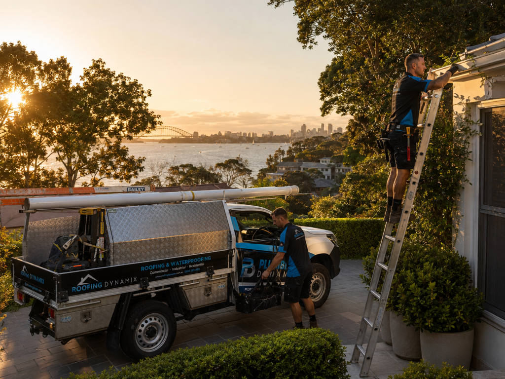 Roof Ventilation Installation Sydney professional installing a turbine vent