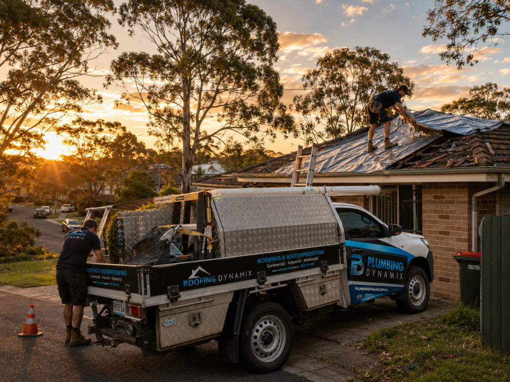 Gutter Installation Sydney professional installing gutter brackets and outlets