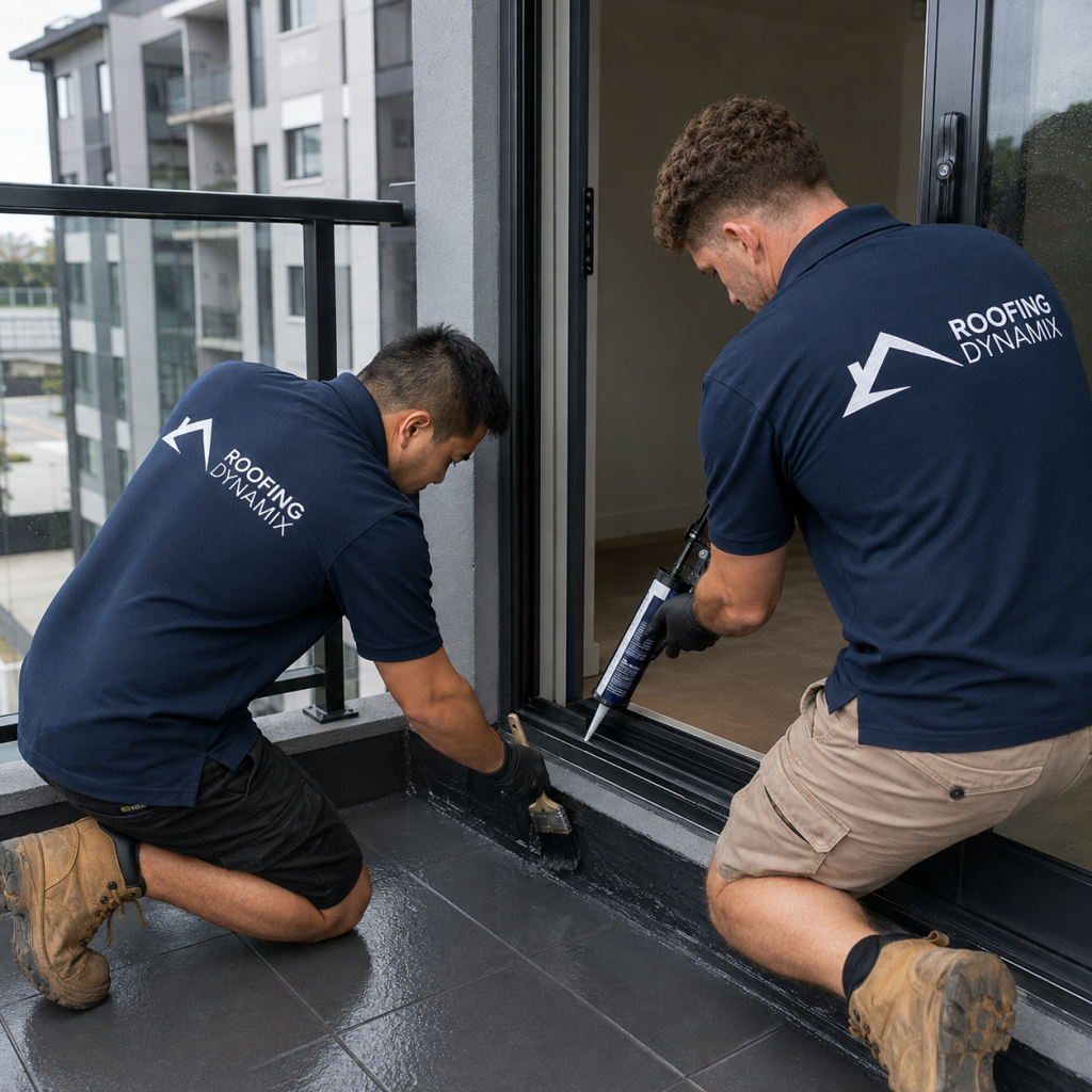 Roof Flashing Repairs Sydney specialist repairing chimney flashing