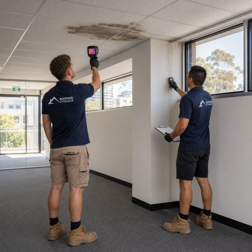 Residential Roof Repairs Sydney professional repairing damaged Colorbond roofing