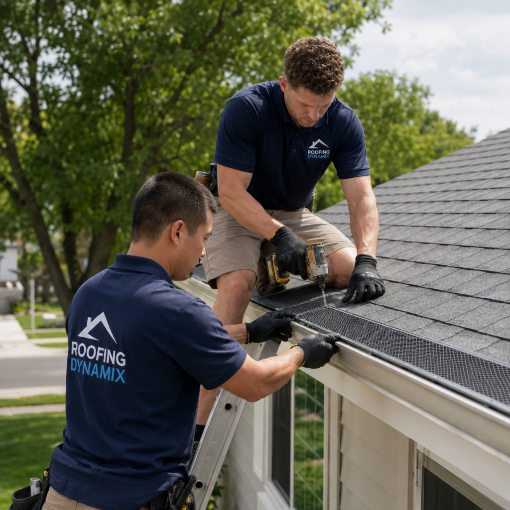 Roof Replacement Sydney professionals installing new Colorbond sheets