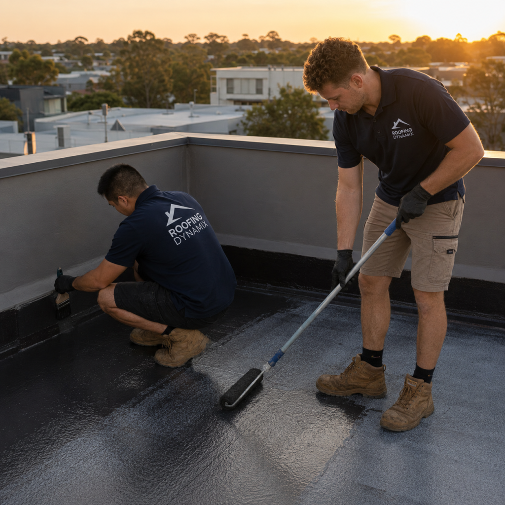 Roof Repair Sydney professional repairing Colorbond metal roofing