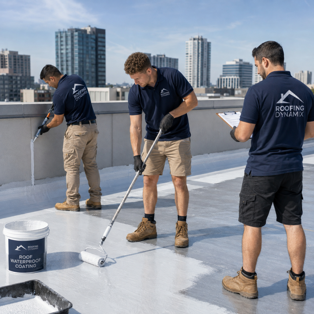 Leak Testing Sydney specialist applying controlled water to roof tiles