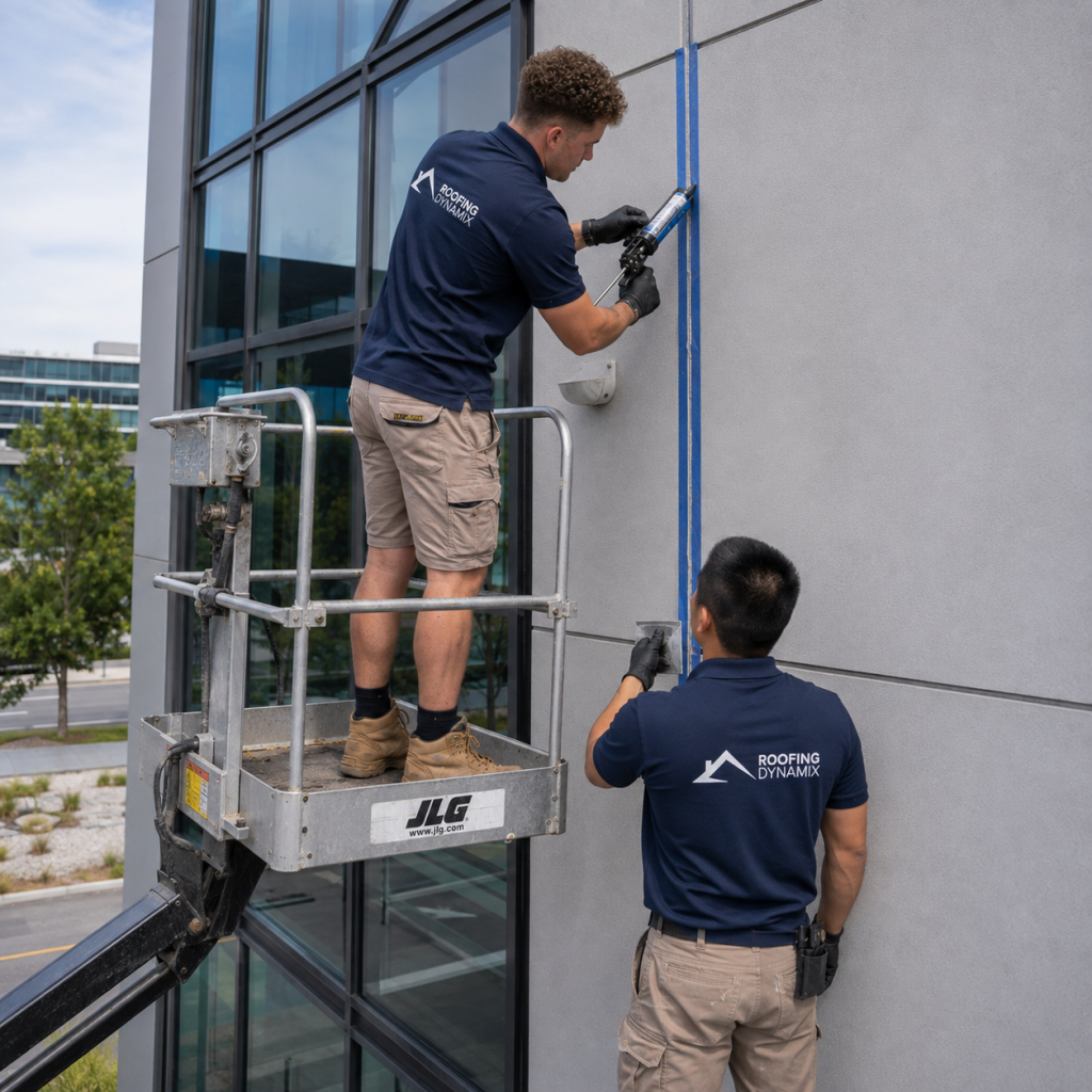 Colorbond Roofing Sydney professional securing roof flashing and capping